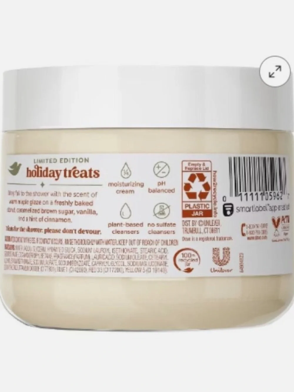 DOVE Maple Glazed Donut Limited Edition Body Scrub, NEW